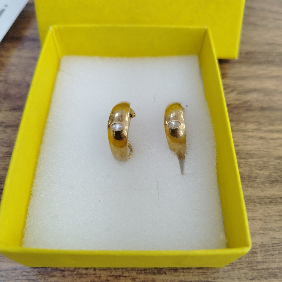 ARRACADAS PAR ORO 14 K 5.9 GRMS (SEMINUEVO)