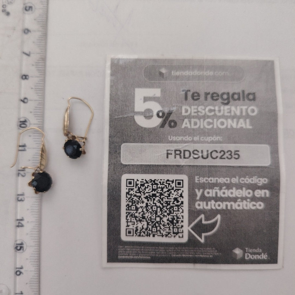 ARETES PAR ORO 10 K 2 GRMS (SEMINUEVO)