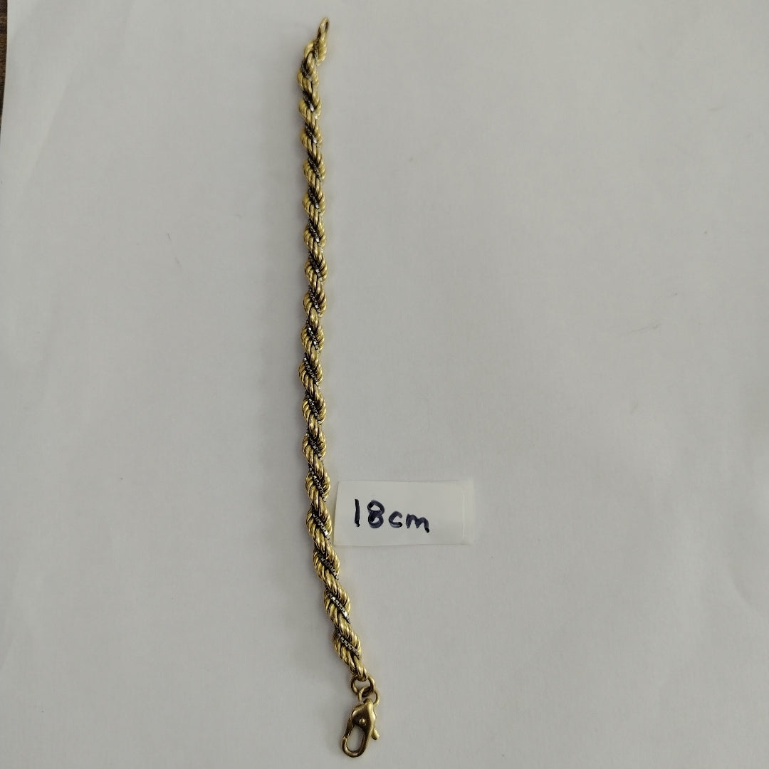 PULSERA ORO, ORO BLANCO 14 K 11.1 GRMS (SEMINUEVO)