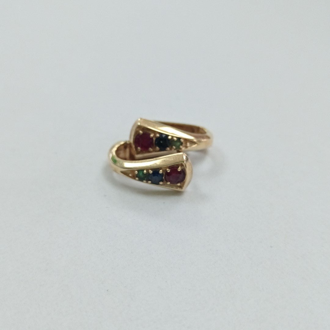 ARRACADAS PAR ORO 14 K 2.9 GRMS (SEMINUEVO)