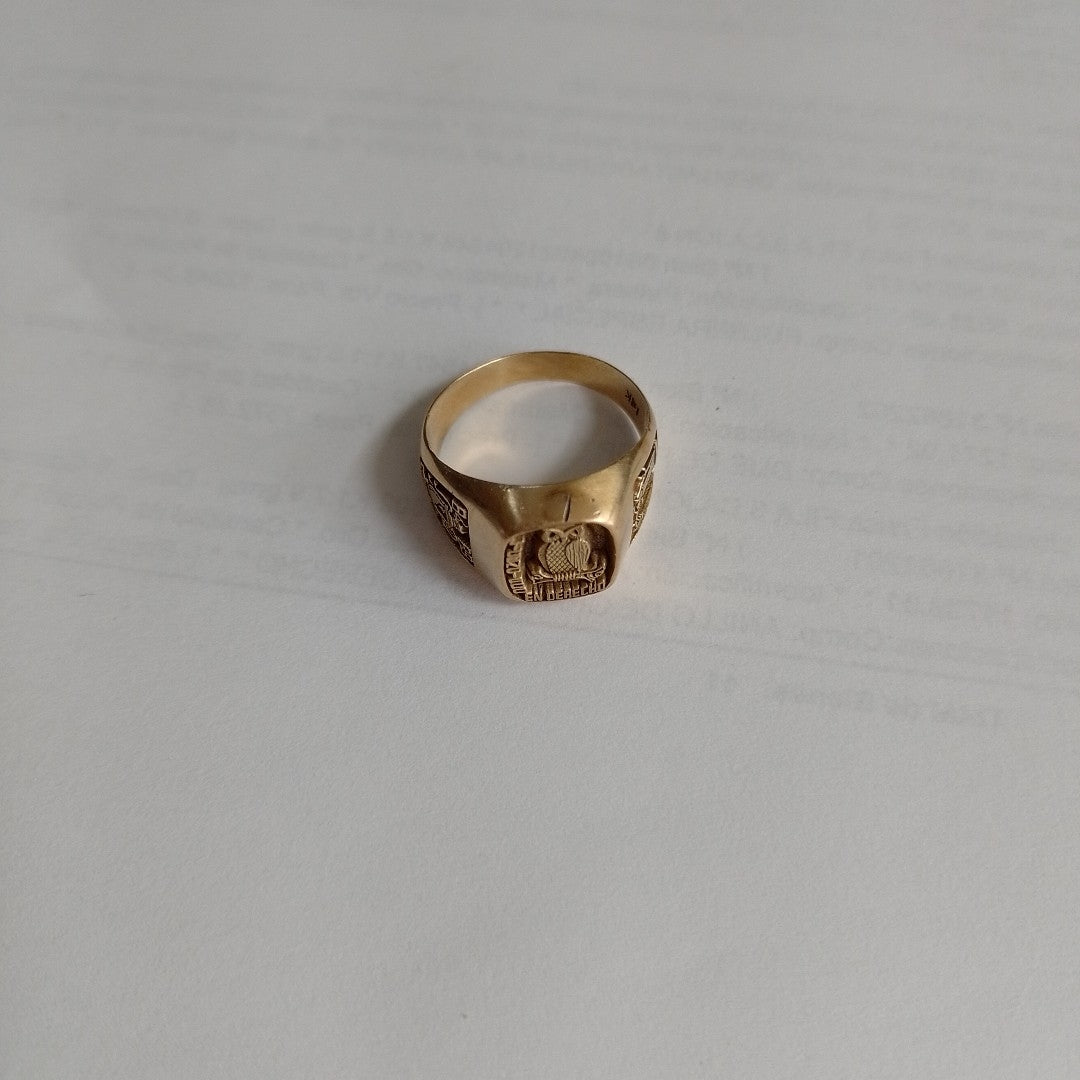 ANILLO ORO 14 K 7.9 GRMS (SEMINUEVO)