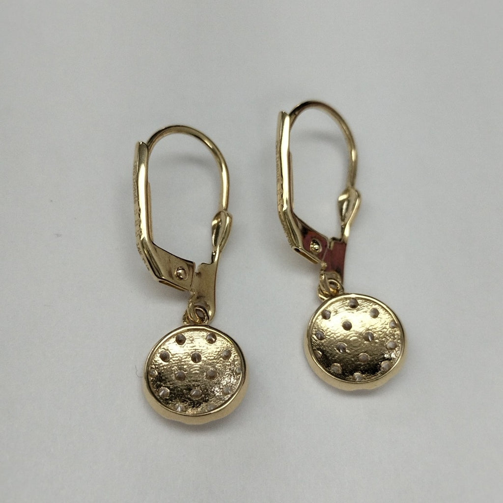 BROQUELES ORO 14K 2.5 (NUEVO)