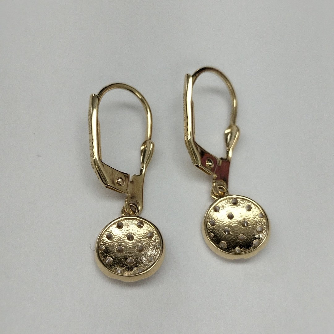 BROQUELES ORO 14K 2.5 (NUEVO)