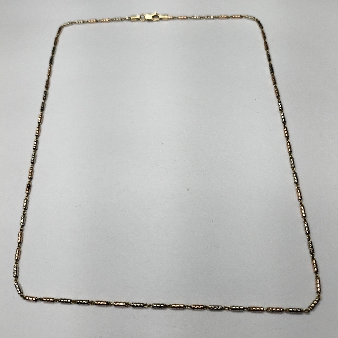 CADENA ORO, ORO COMBINADO 14 K 6.5 GRMS (SEMINUEVO)
