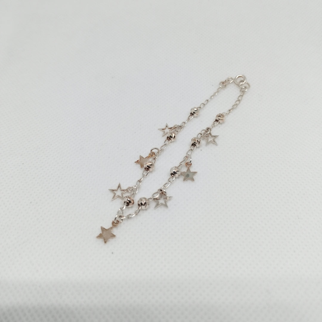 PULSERA TEJIDO ESPECIAL PLATA .925 18 CM 3.1 GR (NUEVO)