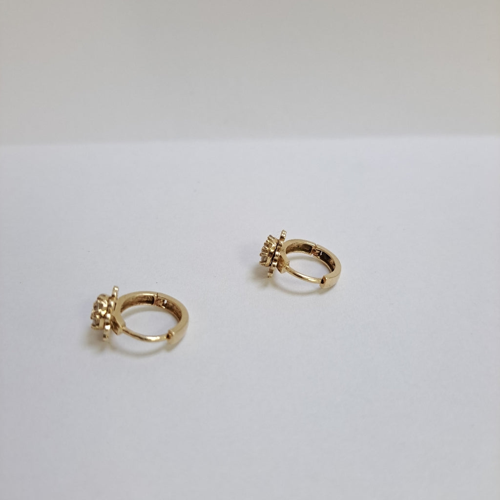 ARRACADAS PAR ORO 14 K 3,70 GRMS (SEMINUEVO)