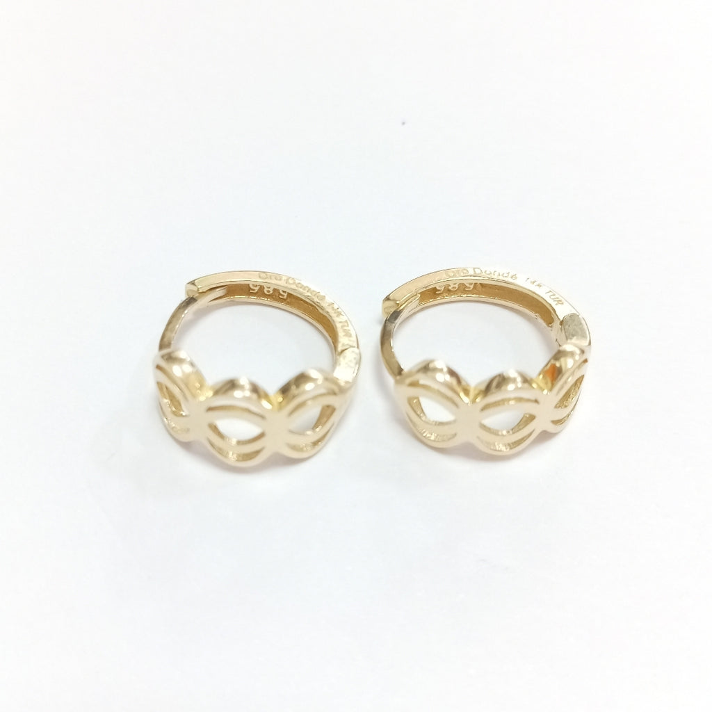 HUGGIES ORO 14K 2.1 (NUEVO)