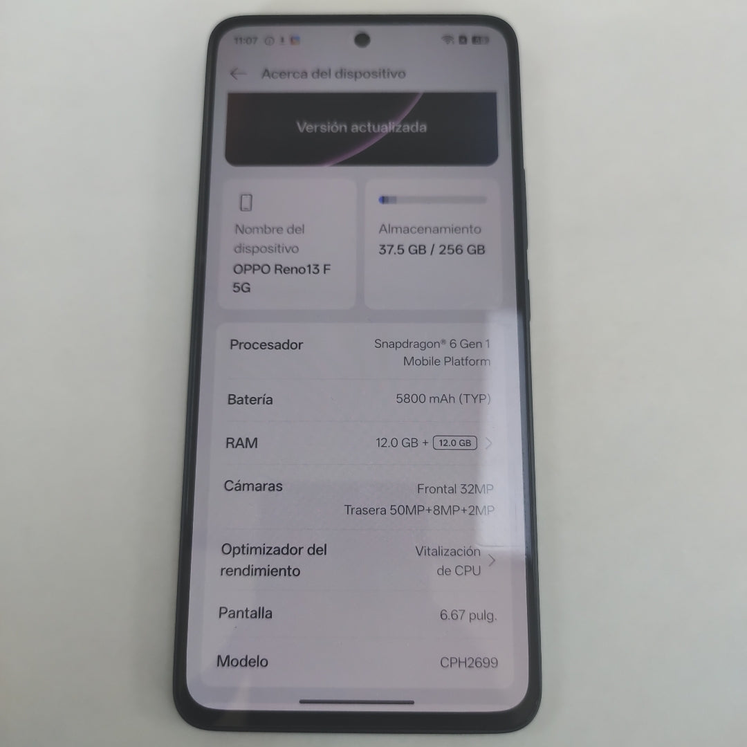 CELULAR OPPO RENO 13F 5G CPH2699 (2025) 256 GB 12 GB RAM (SEMINUEVO)