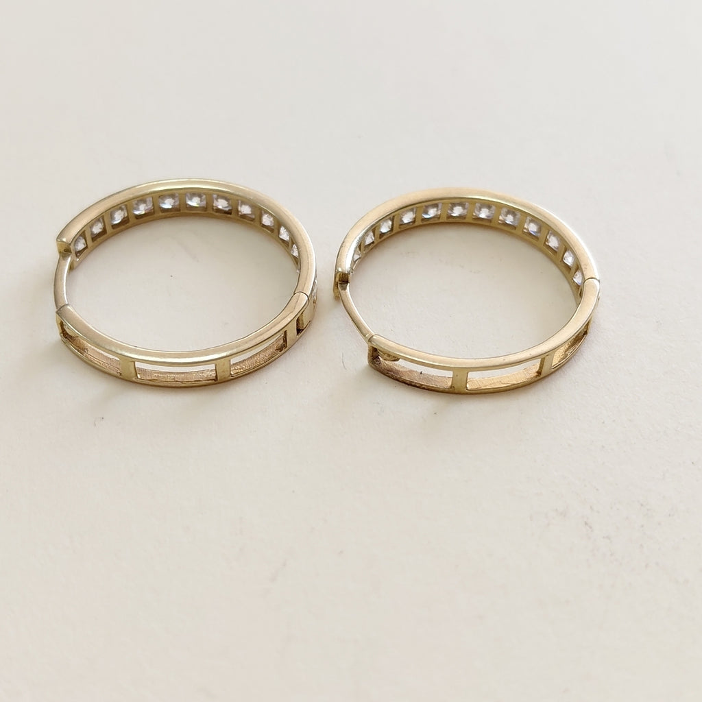 ARRACADAS PAR ORO 10 K 3,00 GRMS (SEMINUEVO)