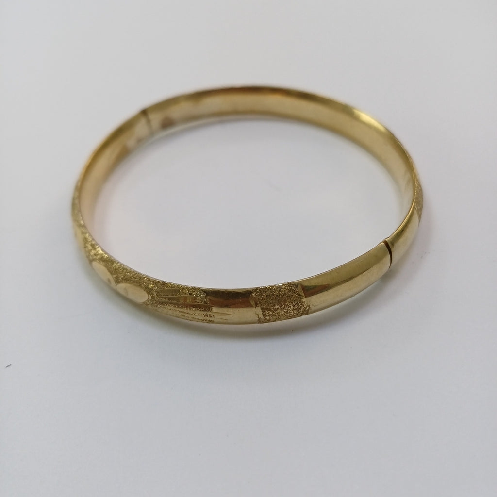 PULSERA RIGIDA ORO 10 K 11.2 GRMS (SEMINUEVO)