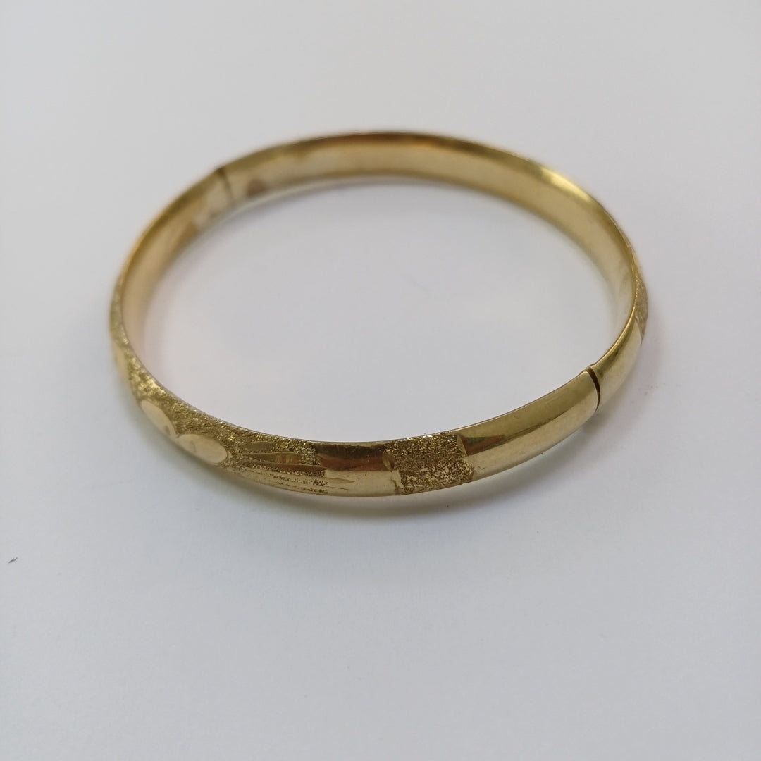 PULSERA RIGIDA ORO 10 K 11.2 GRMS (SEMINUEVO)