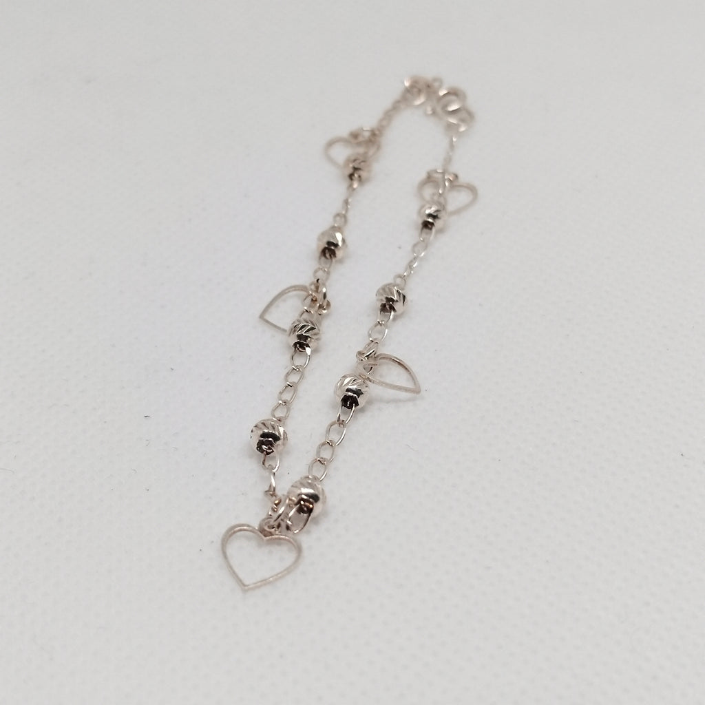 PULSERA TEJIDO ESPECIAL PLATA .925 18 CM 2.7 GR (NUEVO)