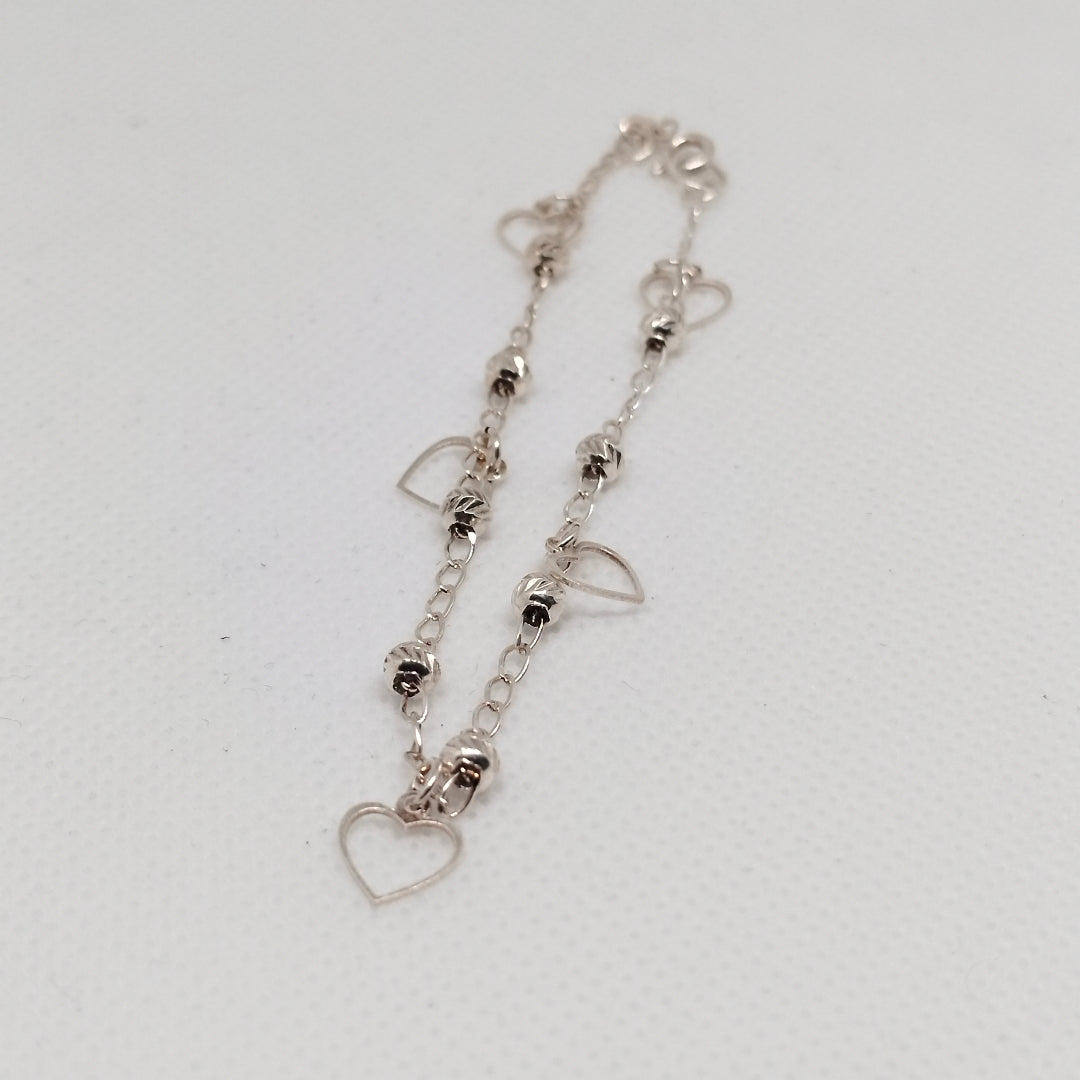 PULSERA TEJIDO ESPECIAL PLATA .925 18 CM 2.7 GR (NUEVO)