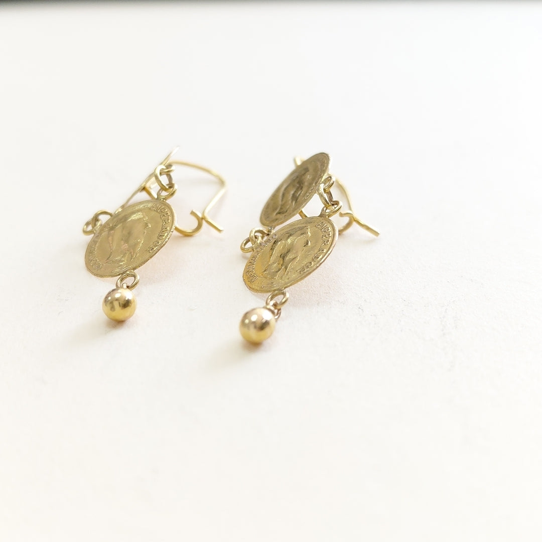 ARETES PAR ORO 10 K 2,00 GRMS (SEMINUEVO)