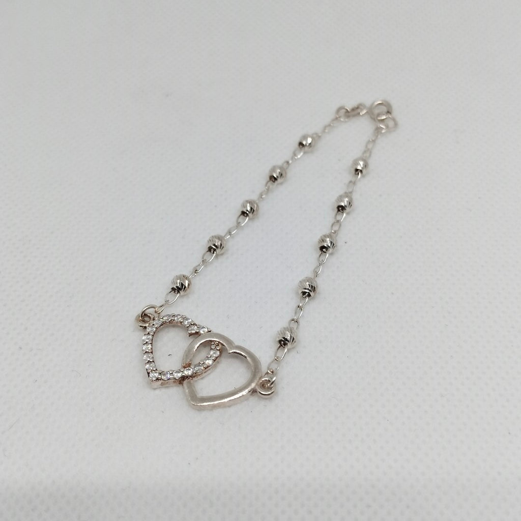 PULSERA TEJIDO TEJIDO ESPECIAL PLATA .925 18 CM 4.1 GR (NUEVO)