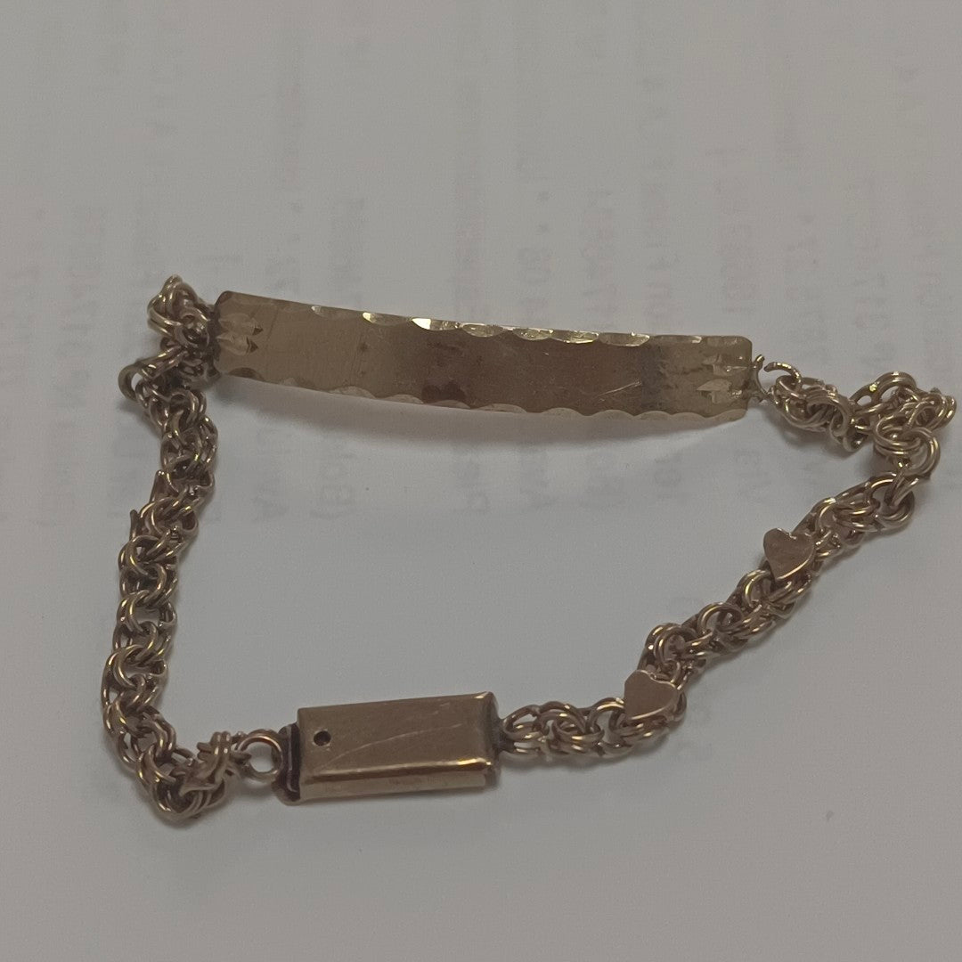ESCLAVA ORO 14 K 4.1 GRMS (SEMINUEVO)