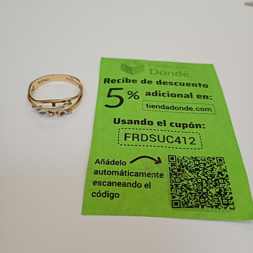 ANILLITO ORO 14 K 2.4 GRMS (SEMINUEVO)