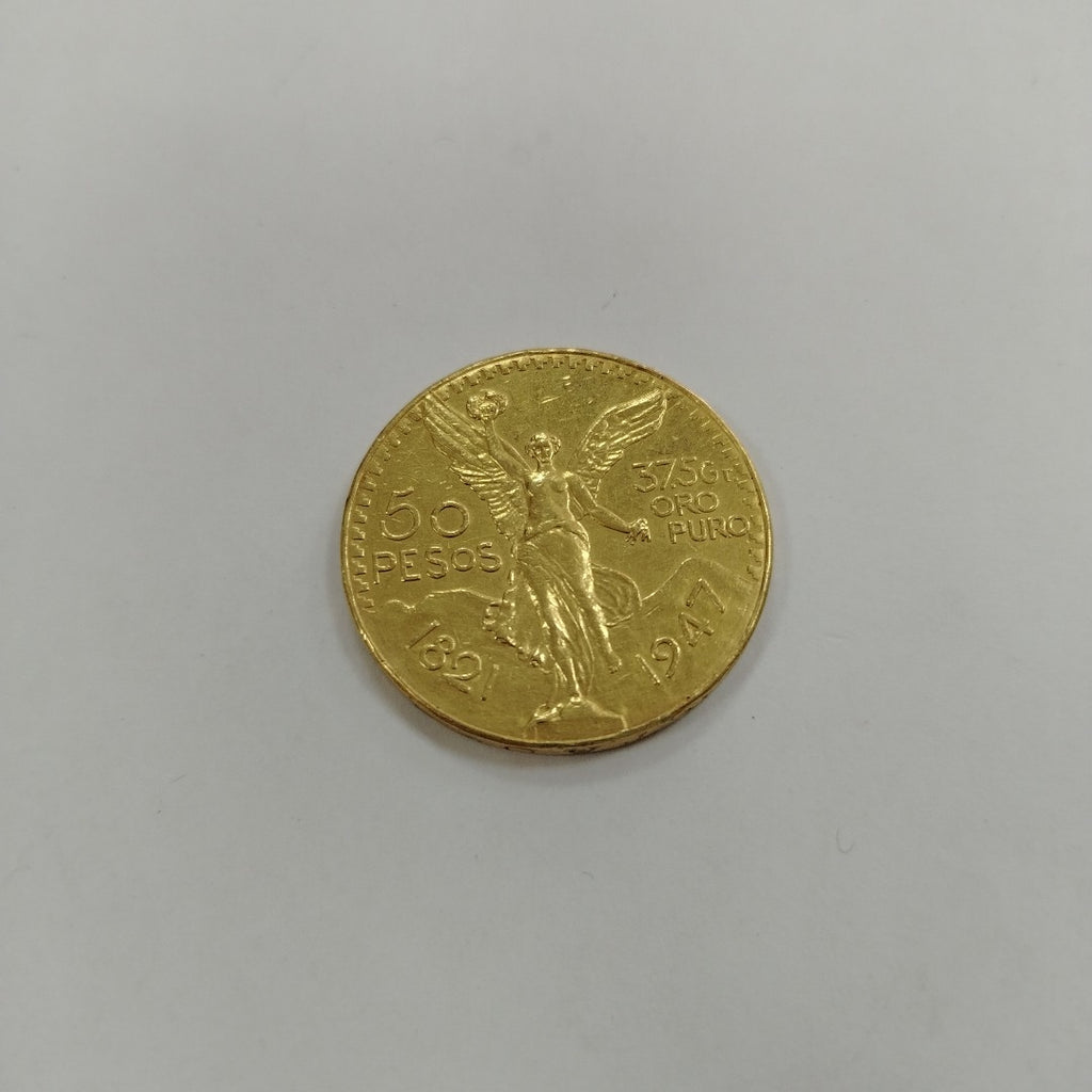 K1 41.7 GRMS 21 K IDENTIFICACIÓN MONEDA NOMINATIVA MONEDAS PESOS 50 PESO (SEMINUEVO)