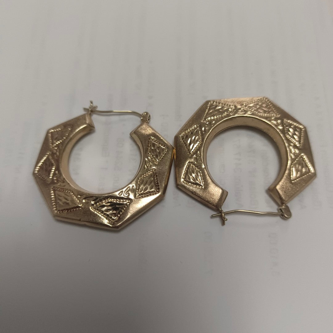 ARRACADAS PAR ORO 10 K 4.2 GRMS (SEMINUEVO)