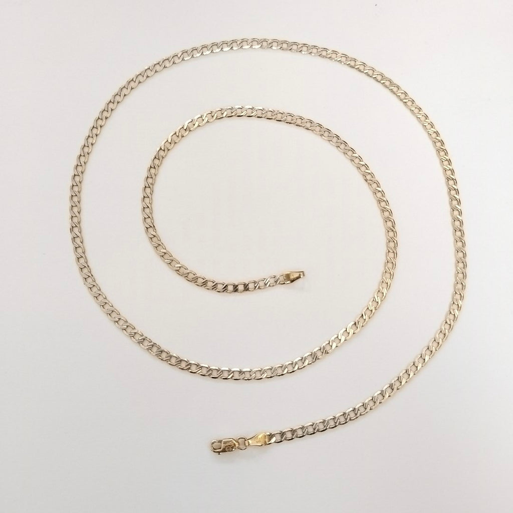 CADENA ORO, RODIADO 14 K 9.5 GRMS (SEMINUEVO)