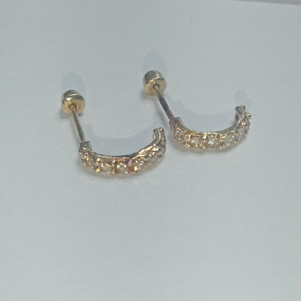 BROQUELES PAR ORO 10 K 0.5 GRMS (SEMINUEVO)
