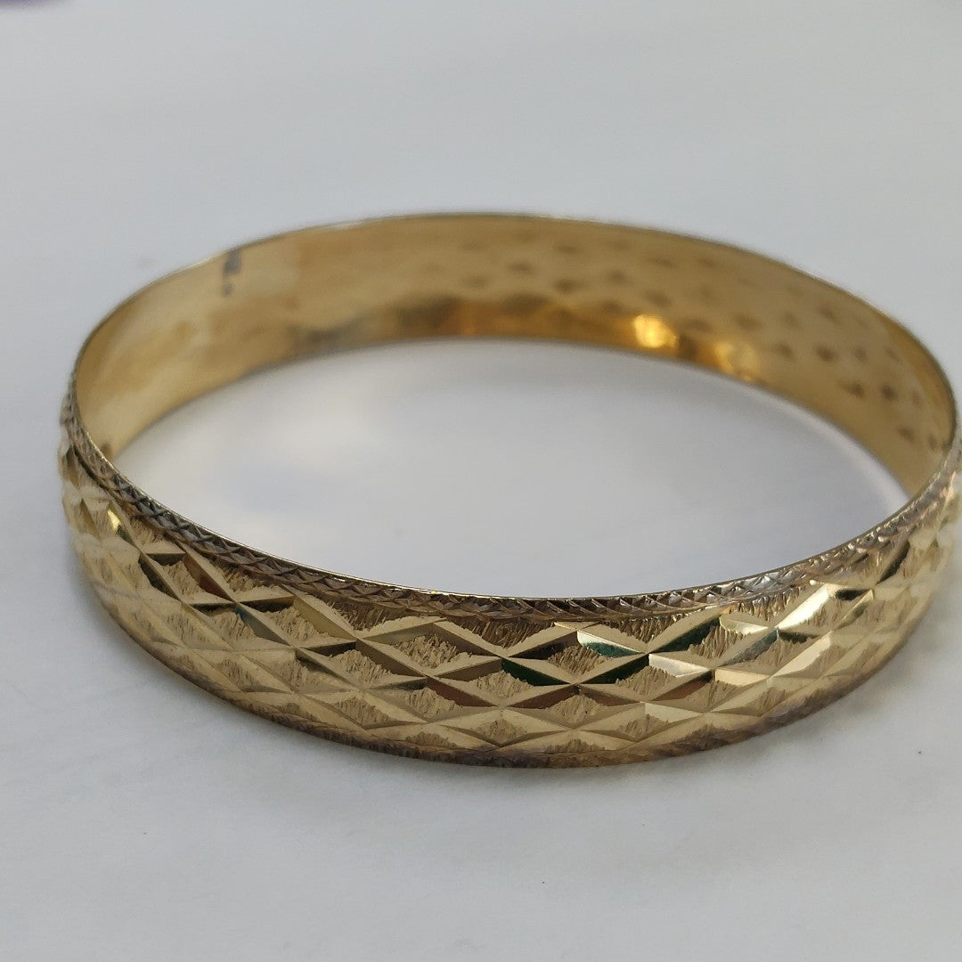 PULSERA RIGIDA ORO 14 K 17.9 GRMS (SEMINUEVO)