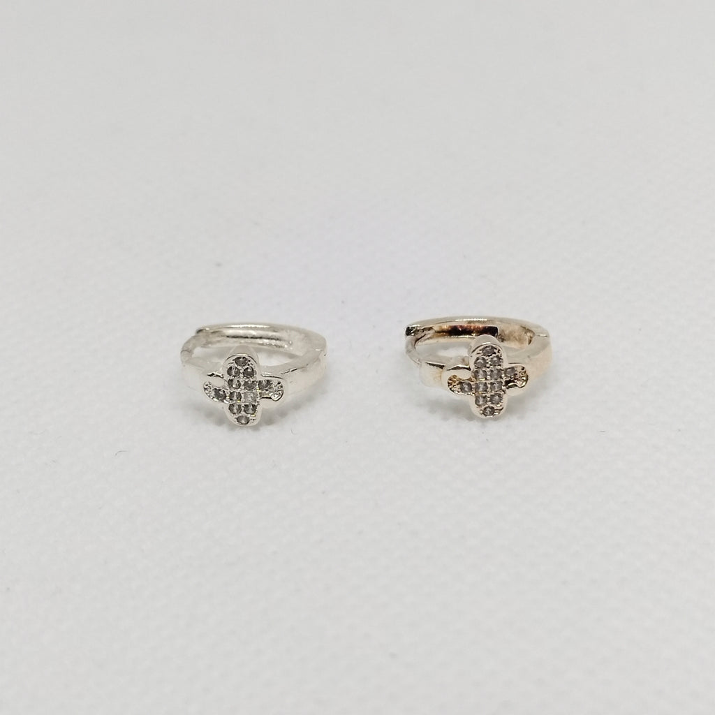 ARRACADAS C/CIRCONIAS PLATA .925 1.9 GR (NUEVO)