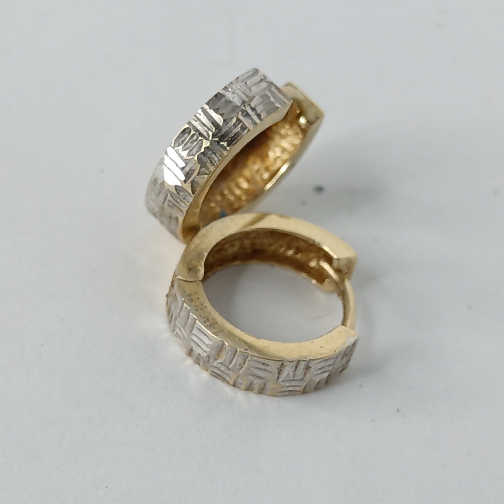ARRACADAS PAR ORO 14 K 1.9 GRMS (SEMINUEVO)