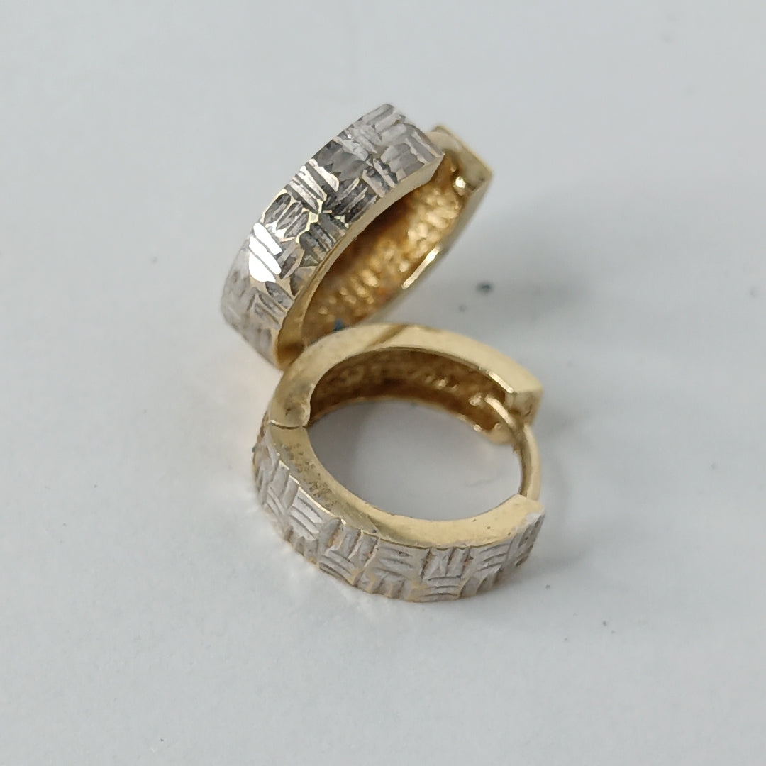 ARRACADAS PAR ORO 14 K 1.9 GRMS (SEMINUEVO)