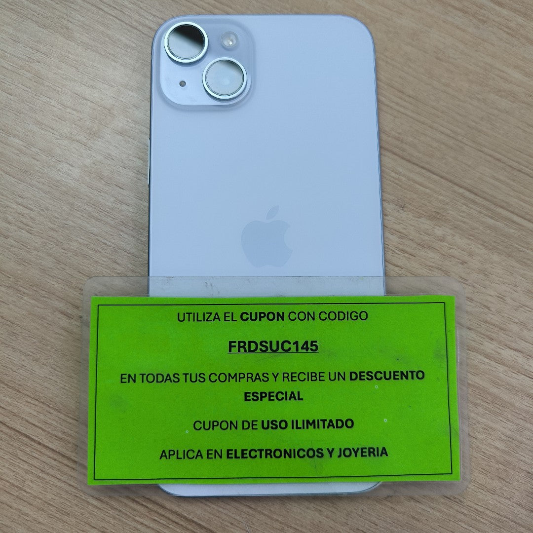CELULAR APPLE IPHONE 15 PLUS A3093 (2023) 256 GB 6 GB RAM (SEMINUEVO)