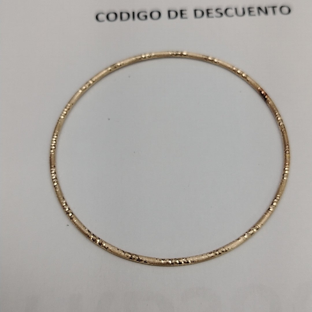 PULSERA RIGIDA ORO 10 K 2.8 GRMS (SEMINUEVO)