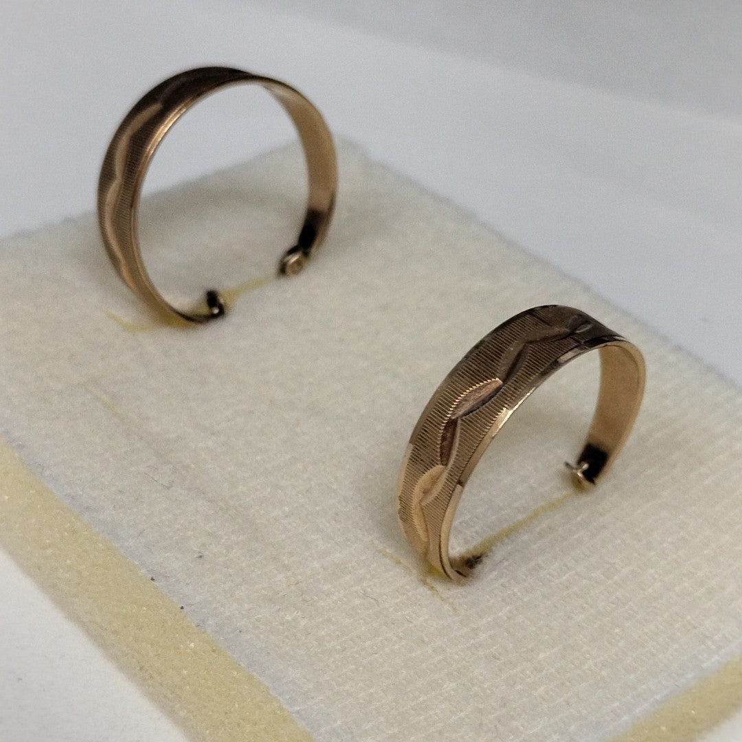 ARRACADAS PAR ORO 14 K 4,90 GRMS (SEMINUEVO)