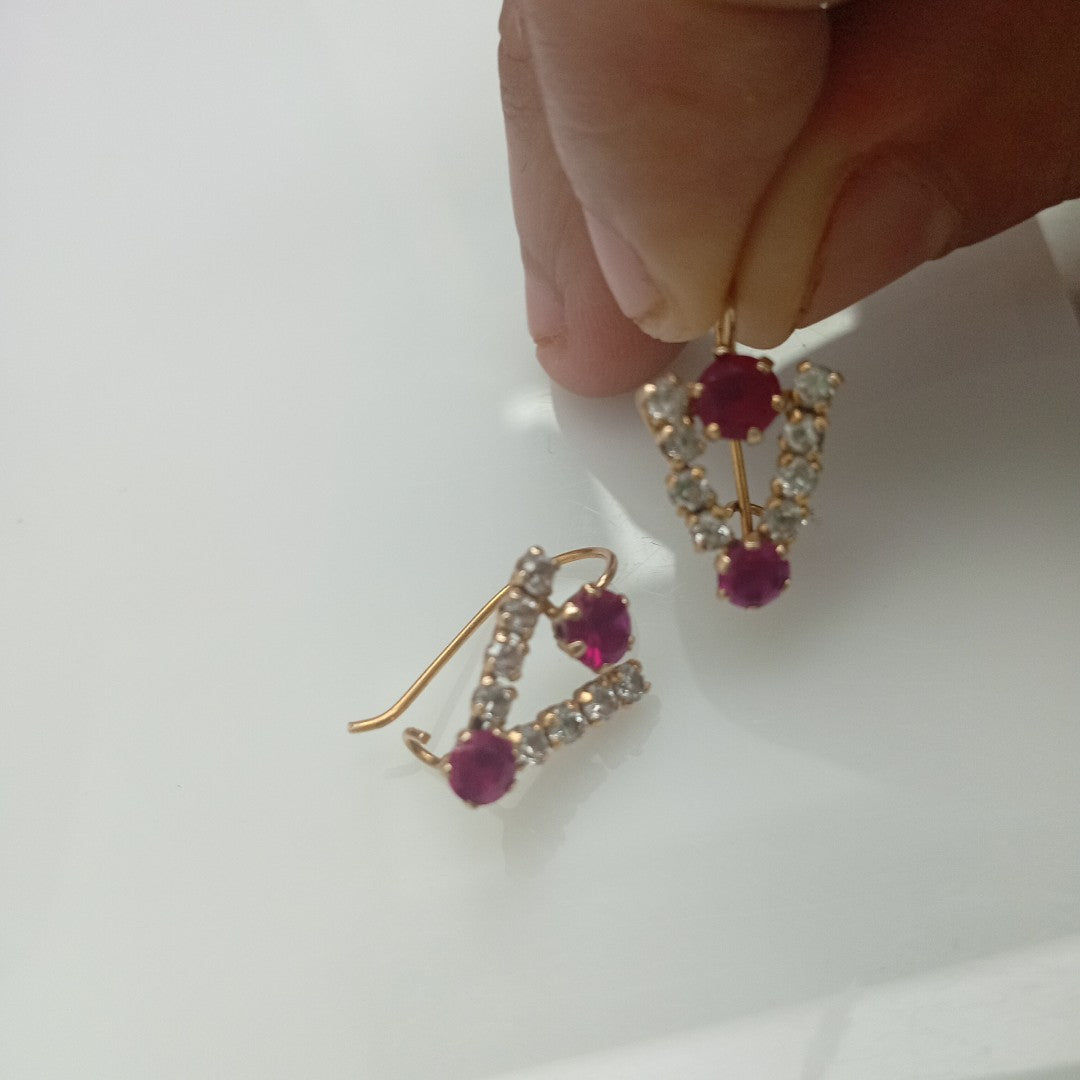 ARETES PAR ORO 10 K 2.2 GRMS (SEMINUEVO)