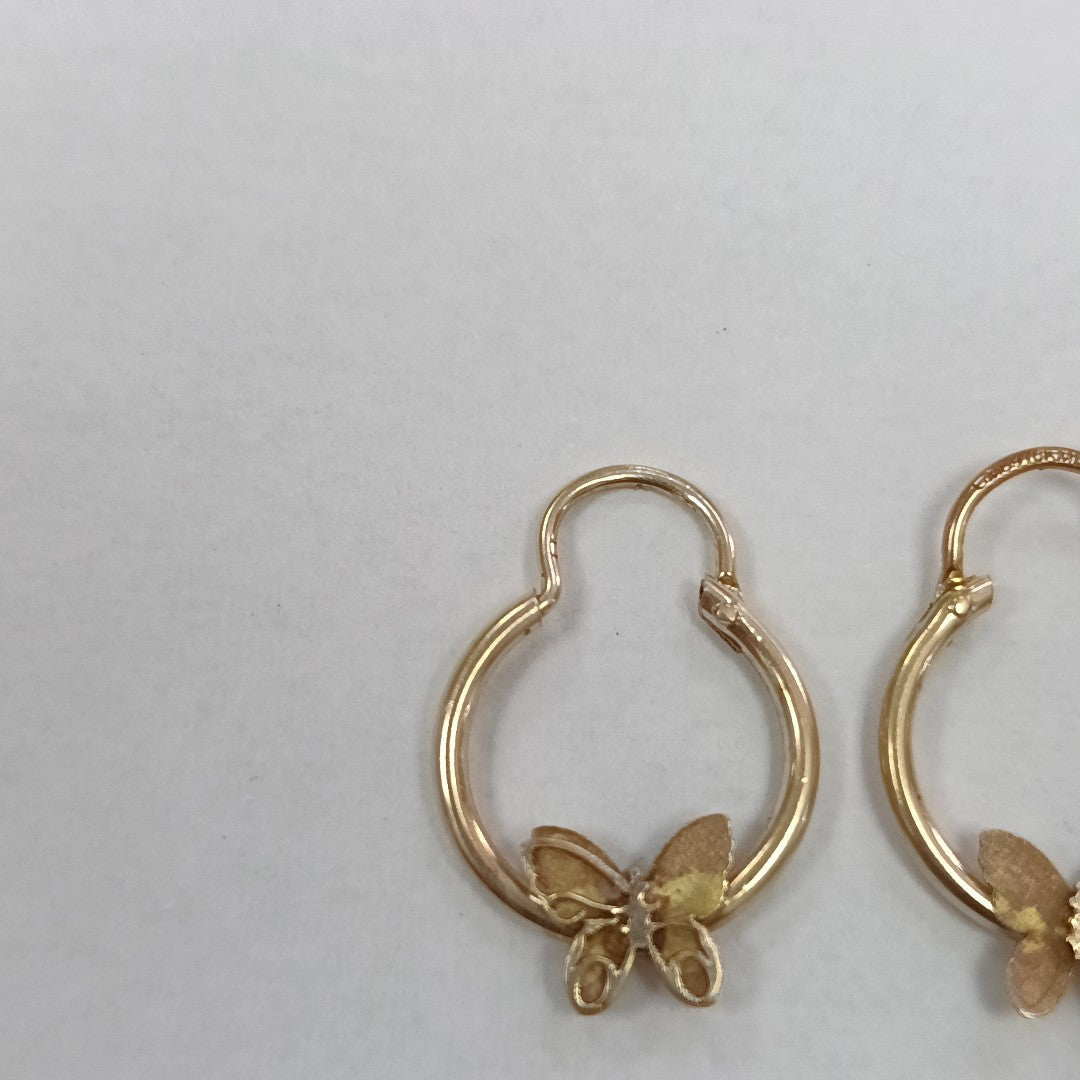 ARETES PAR ORO 10 K 1.1 GRMS (SEMINUEVO)