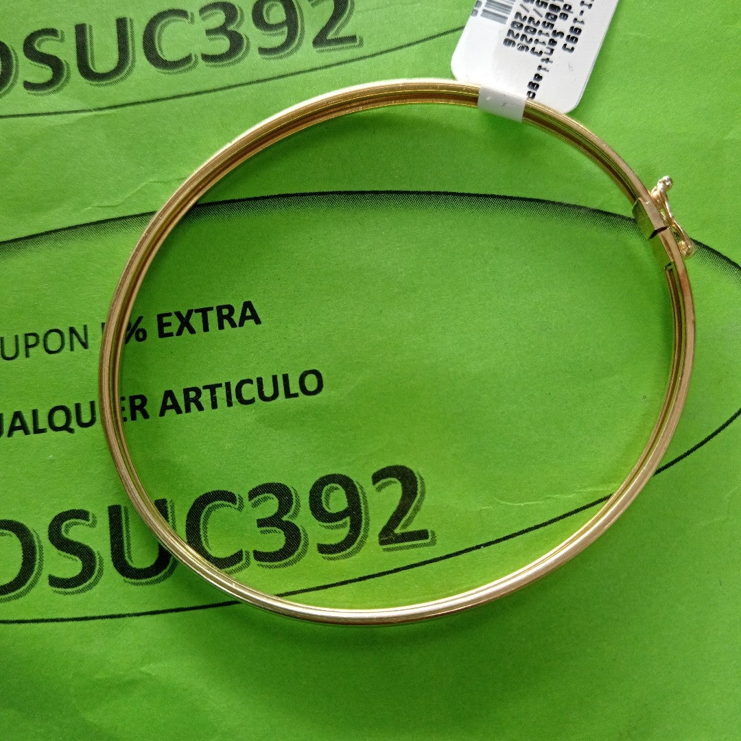 PULSERA RIGIDA ORO 14 K 5,10 GRMS (SEMINUEVO)
