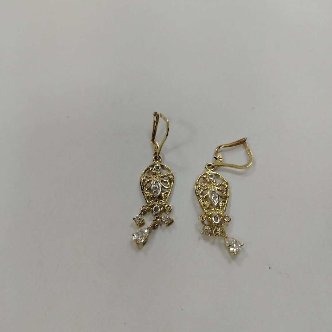 ARETES PAR ORO 14 K 6.3 GRMS (SEMINUEVO)
