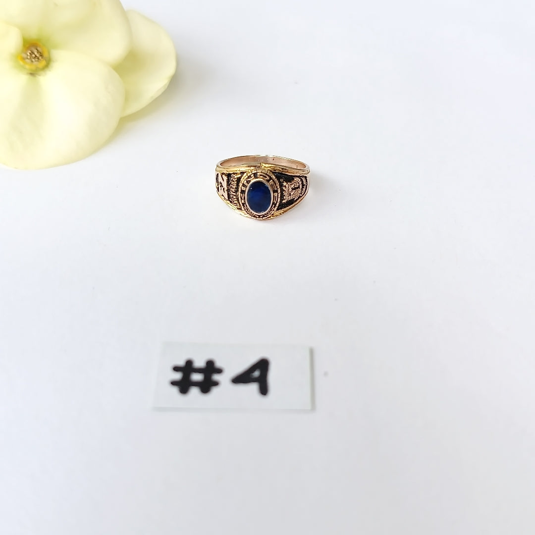 ANILLO DE GRADUACIÓN ORO 10 K 3.2 GRMS (SEMINUEVO)