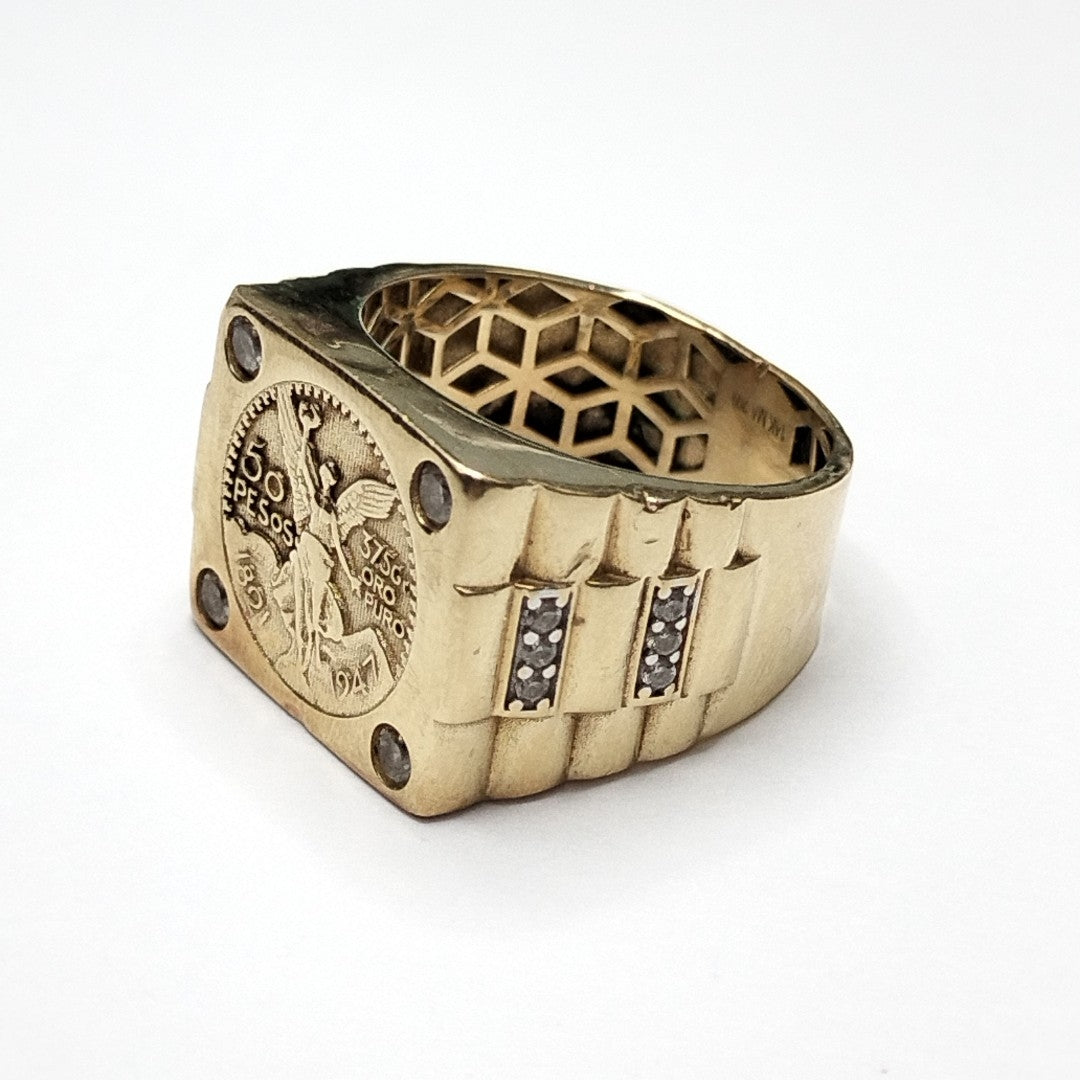 ANILLO ORO 14 K 6.8 GRMS (SEMINUEVO)