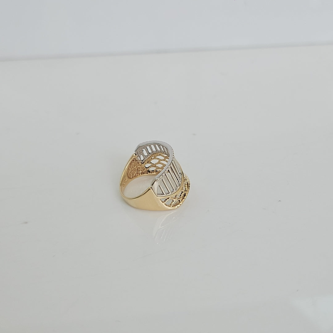 ANILLITO ORO COMBINADO 14 K 4 GRMS (SEMINUEVO)