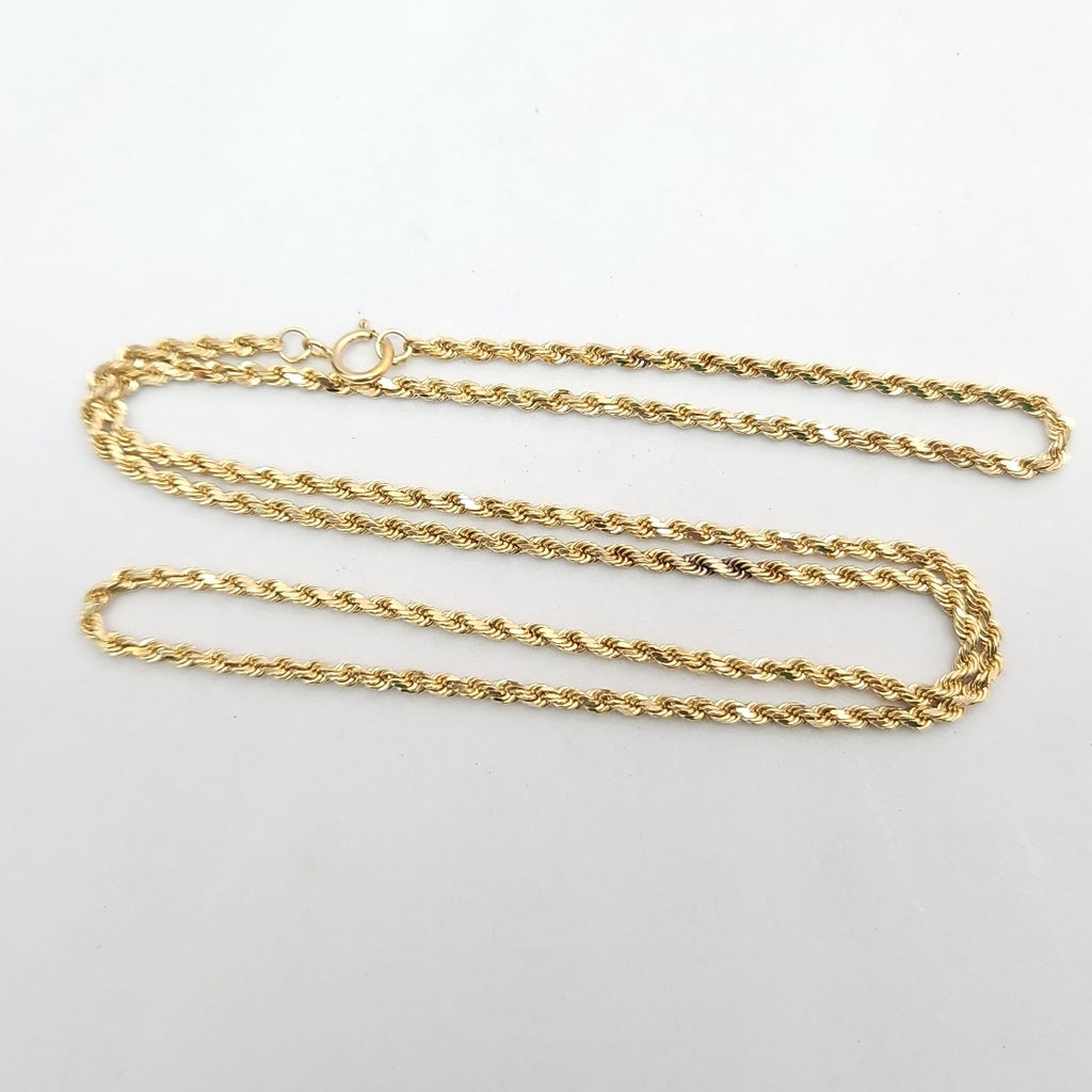 CADENA ORO 14 K 7.7 GRMS (SEMINUEVO)