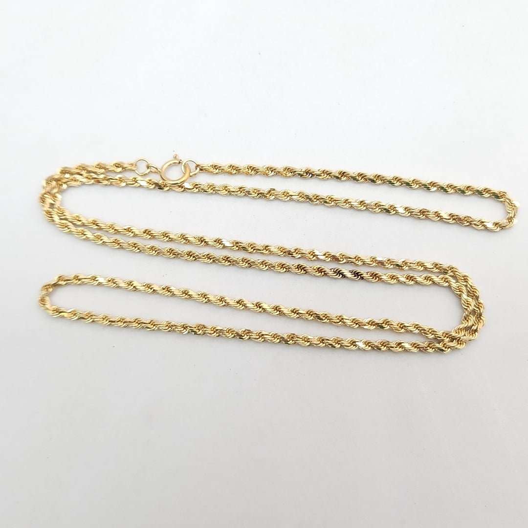 CADENA ORO 14 K 7.7 GRMS (SEMINUEVO)