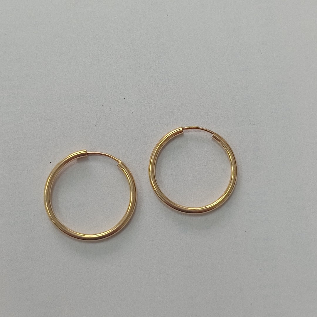 ARRACADAS PAR ORO 14 K 0.9 GRMS (SEMINUEVO)