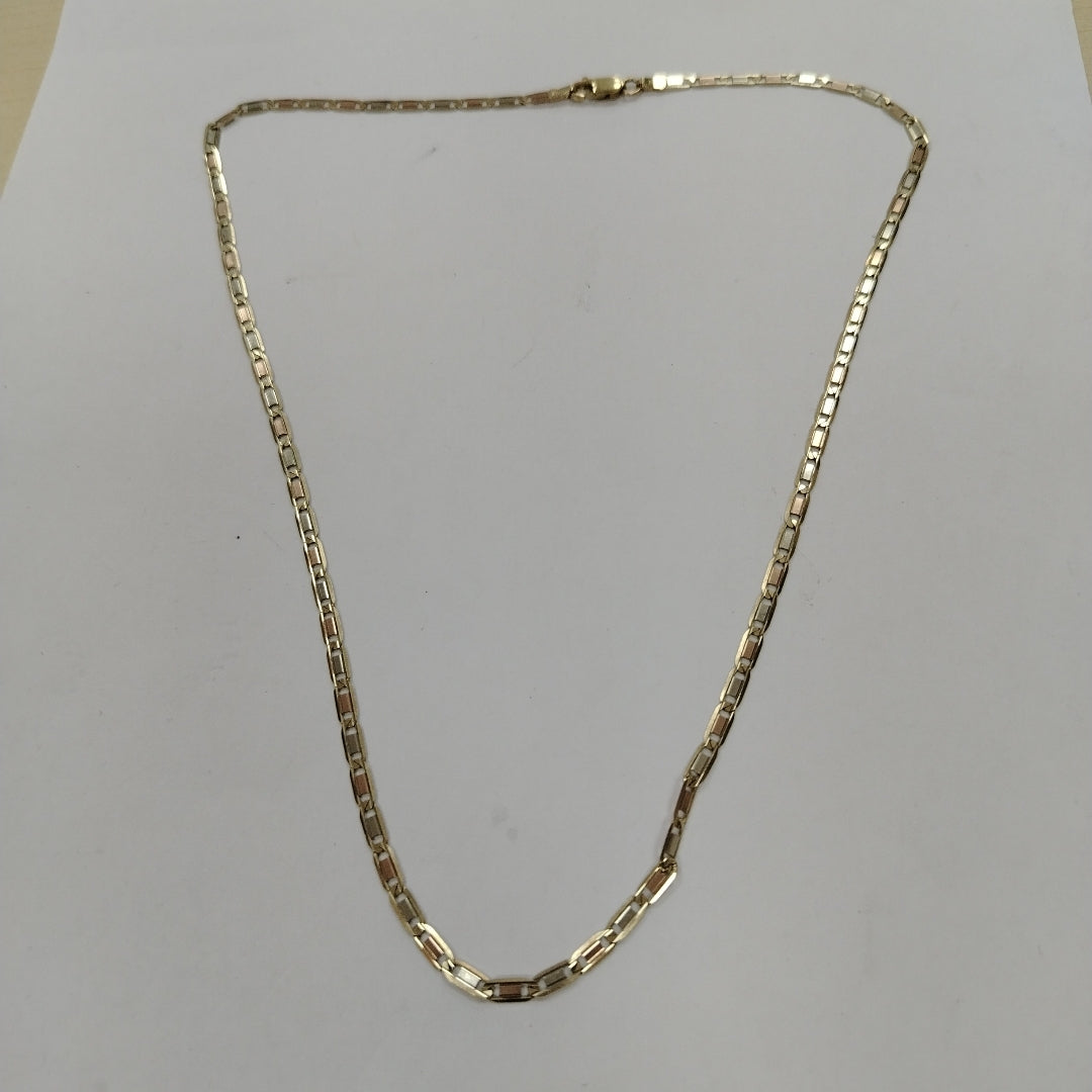 CADENA ORO, ORO COMBINADO 10 K 7.3 GRMS (SEMINUEVO)