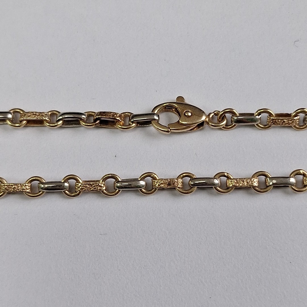 CADENA ORO COMBINADO 14 K 20.3 GRMS (SEMINUEVO)
