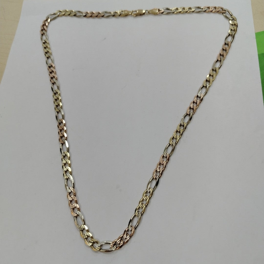 CADENA ORO, ORO COMBINADO 14 K 46.1 GRMS (SEMINUEVO)