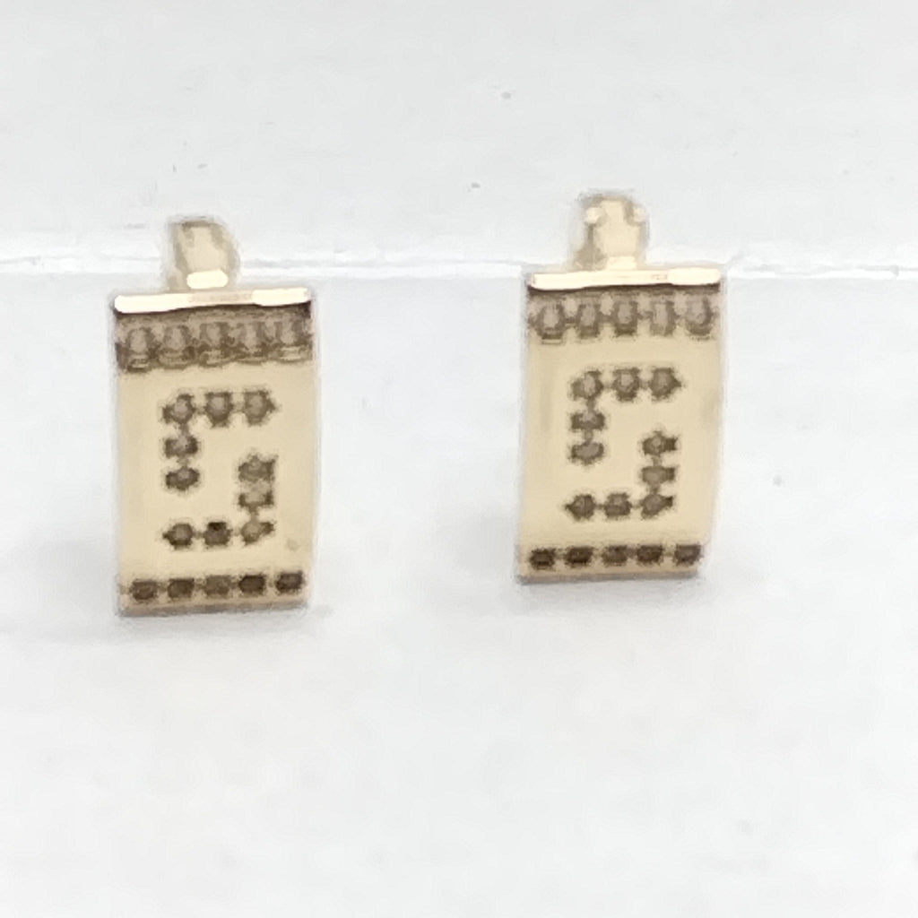 ARRACADAS PAR ORO 14 K 2.4 GRMS (SEMINUEVO)