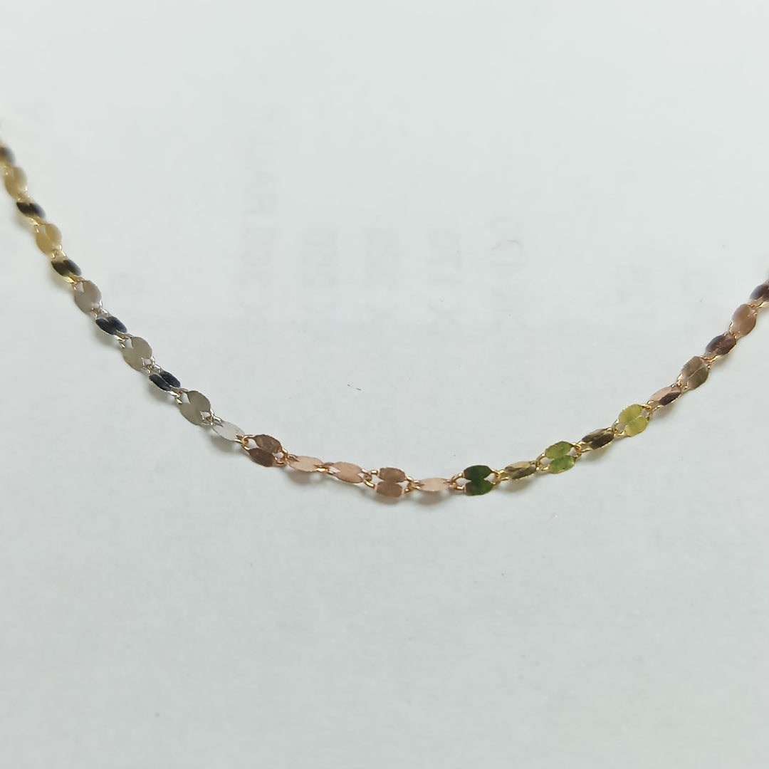 CADENA ORO,ORO COMBINADO 14 K 0,90 GRMS (SEMINUEVO)