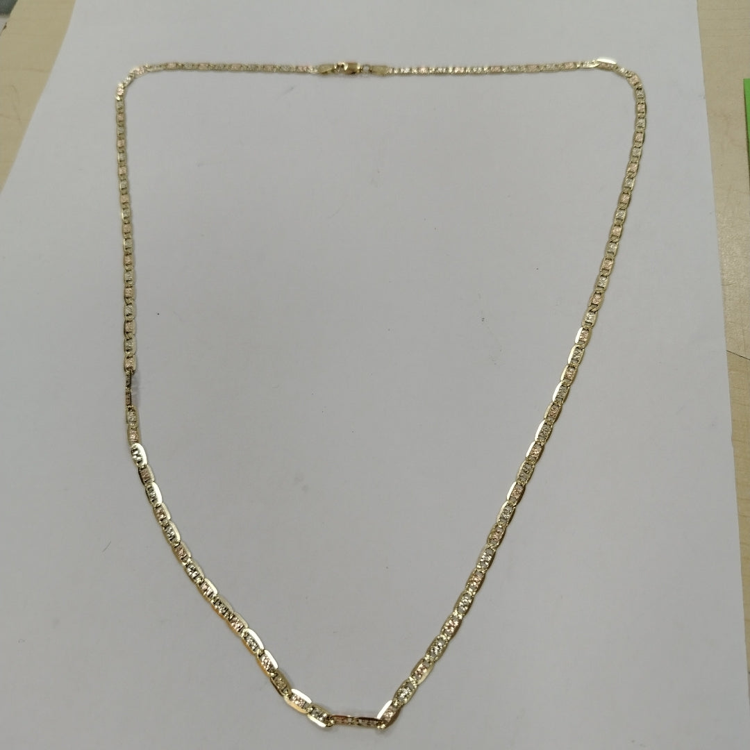 CADENA ORO, ORO COMBINADO 14 K 11.6 GRMS (SEMINUEVO)