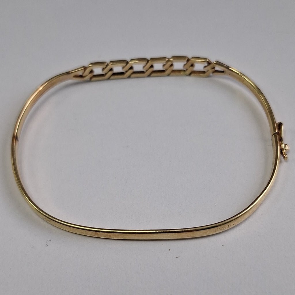 PULSERA RIGIDA ORO 14 K 6 GRMS (SEMINUEVO)