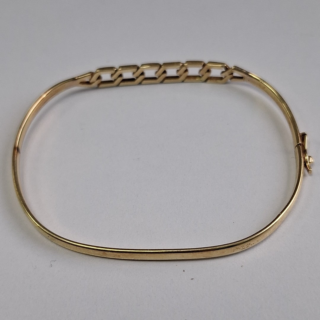 PULSERA RIGIDA ORO 14 K 6 GRMS (SEMINUEVO)